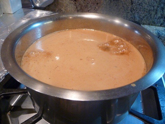 Chai about to boil