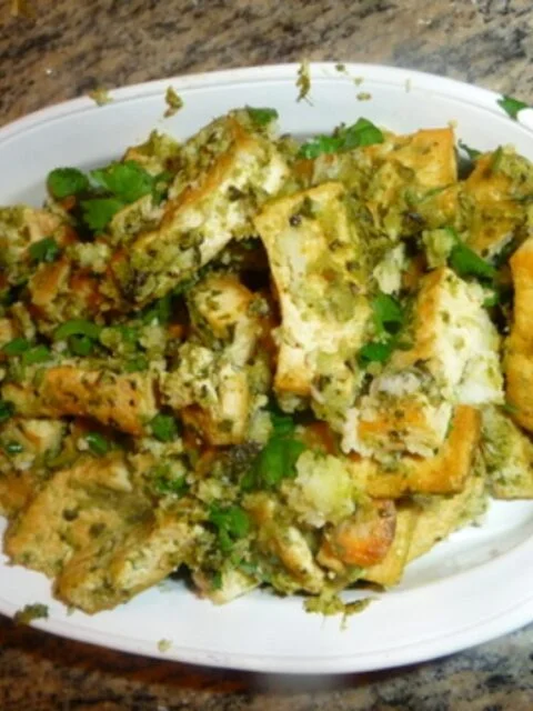 A white plate of food on top of a table.