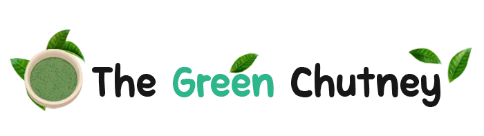 A green leaf is written in the middle of the image.