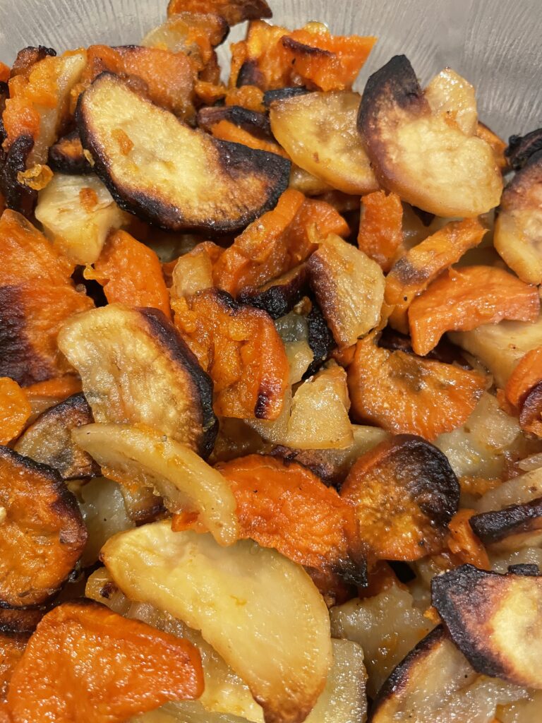 Cooked yams